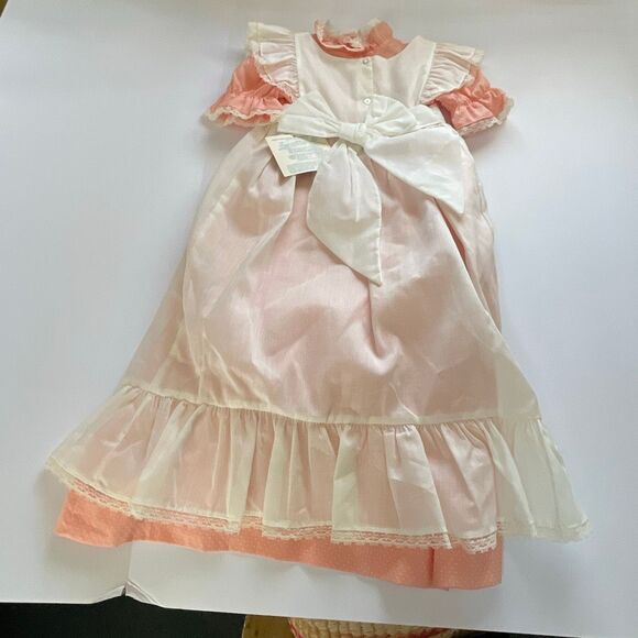 NWT VTG Baylis Brothers Polly Flinders size 4T maxi pinafore - Picture 9 of 10